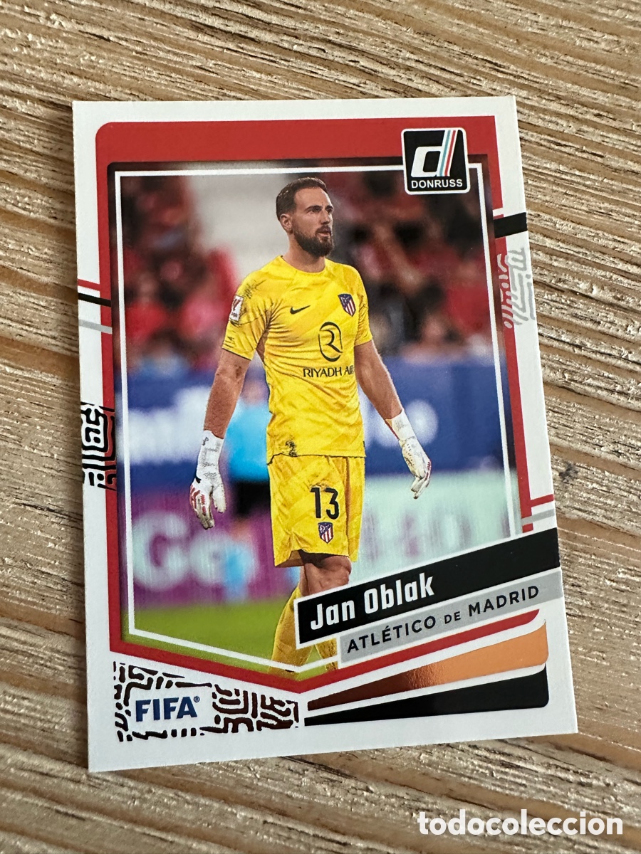Cartes &agrave; &Eacute;changer: JAN OBLAK AT MADRID 110 DONRUSS SOCCER PANINI 2023-24 23 24