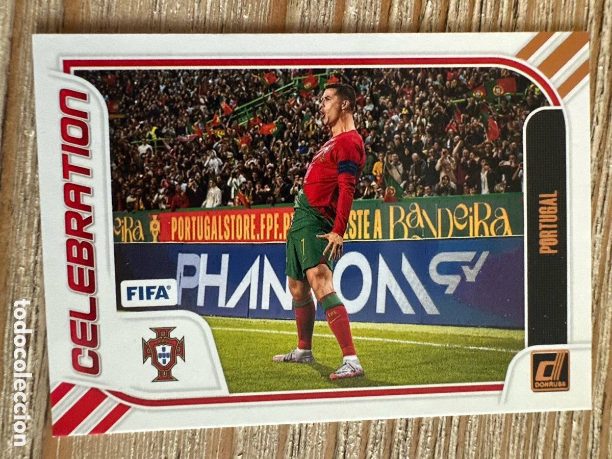 Trading Cards: CRISTIANO RONALDO PORTUGAL CELEBRATION 7 DONRUSS SOCCER PANINI 2023-24 23 24