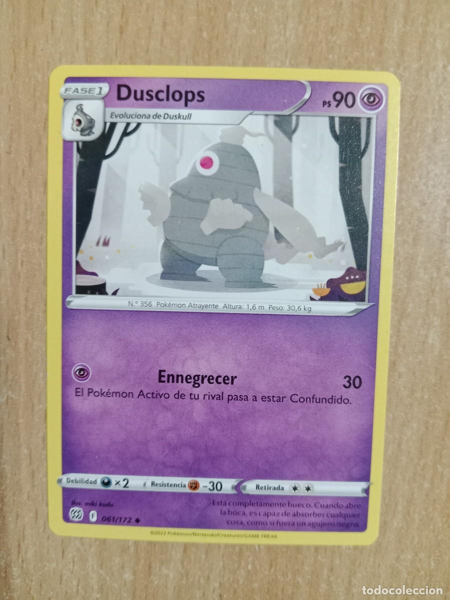 Trading Cards: DUSCLOPS 061/172 - CARTA POK&Eacute;MON - ESPADA Y ESCUDO, ASTROS BRILLANTES - A&Ntilde;O 2022.
