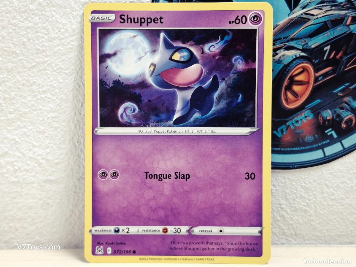 Trading Cards: Carta Shuppet 072 Pokemon Lost Origin EN
