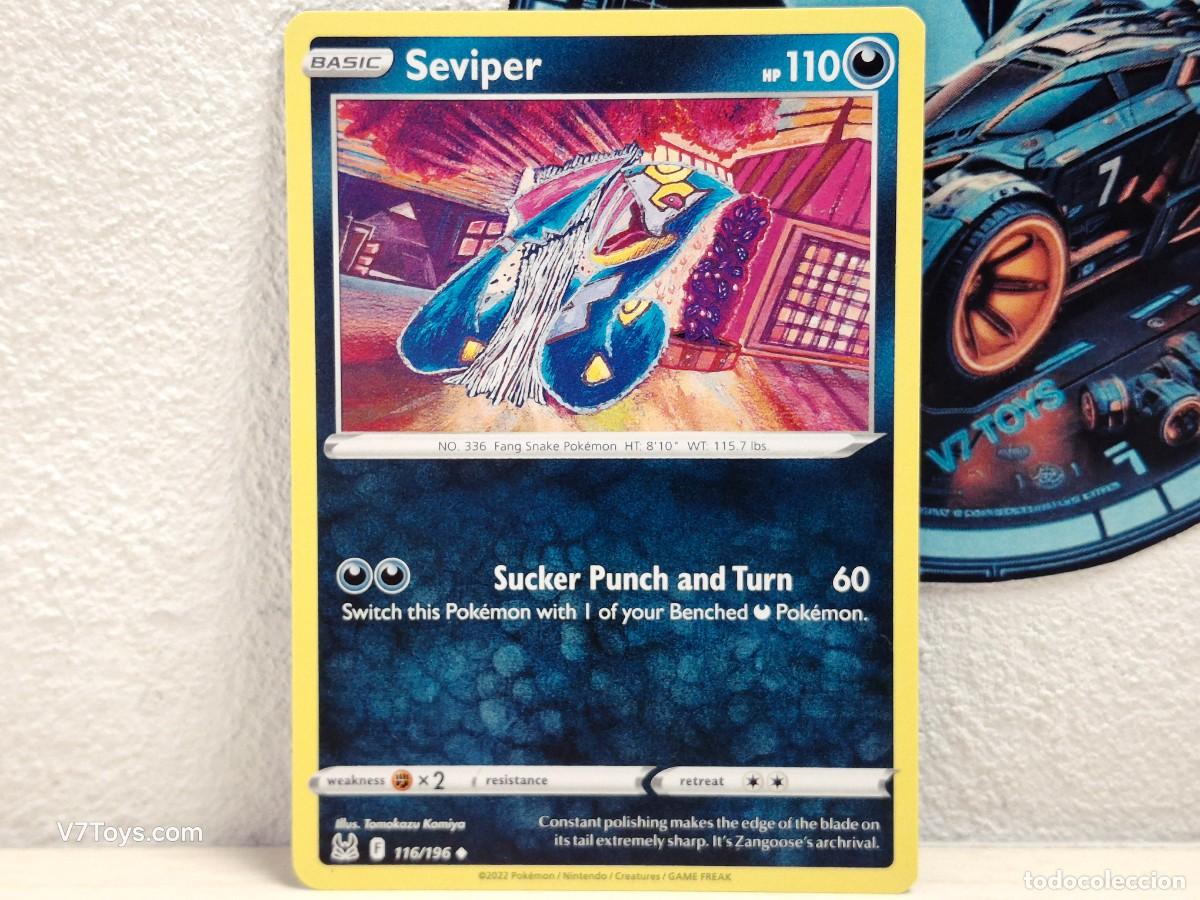 Trading Cards: Carta Seviper 116 Pokemon Lost Origin EN