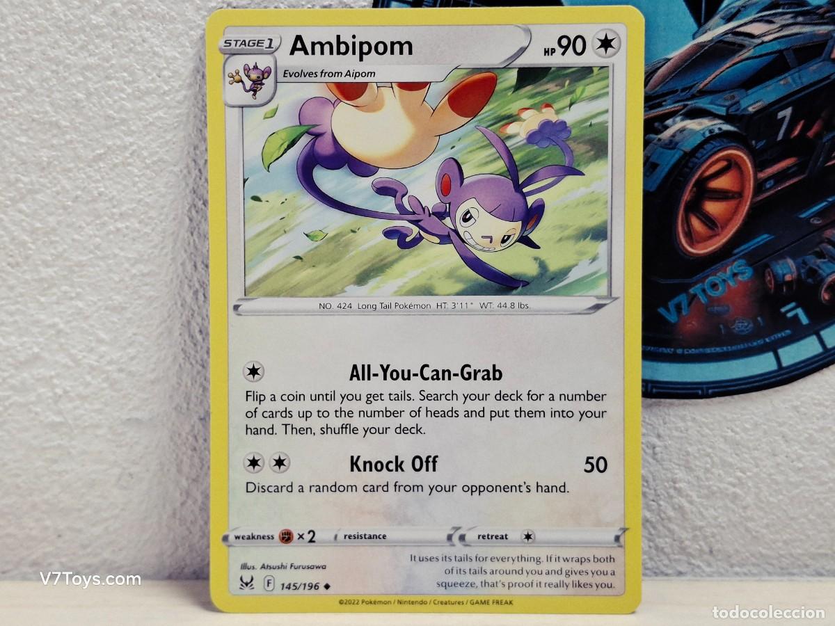 Trading Cards: Carta Ambipom 145 Pokemon Lost Origin EN