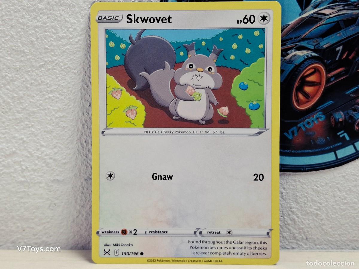 Trading Cards: Carta Skwovet 150 Pokemon Lost Origin EN