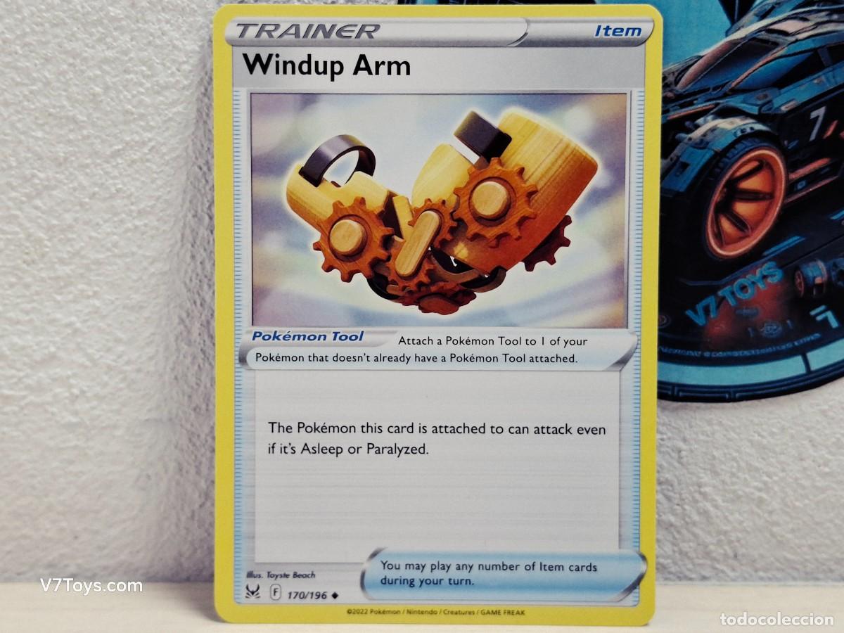 Trading Cards: Carta Windup Arm 170 Pokemon Lost Origin EN