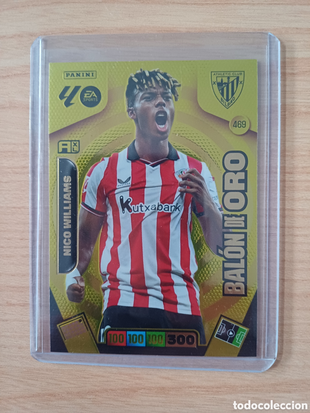 Trading Cards: #469 NICO WILLIAMS ATHLETIC BILBAO BALON DE ORO PANINI ADRENALYN XL 2025-26