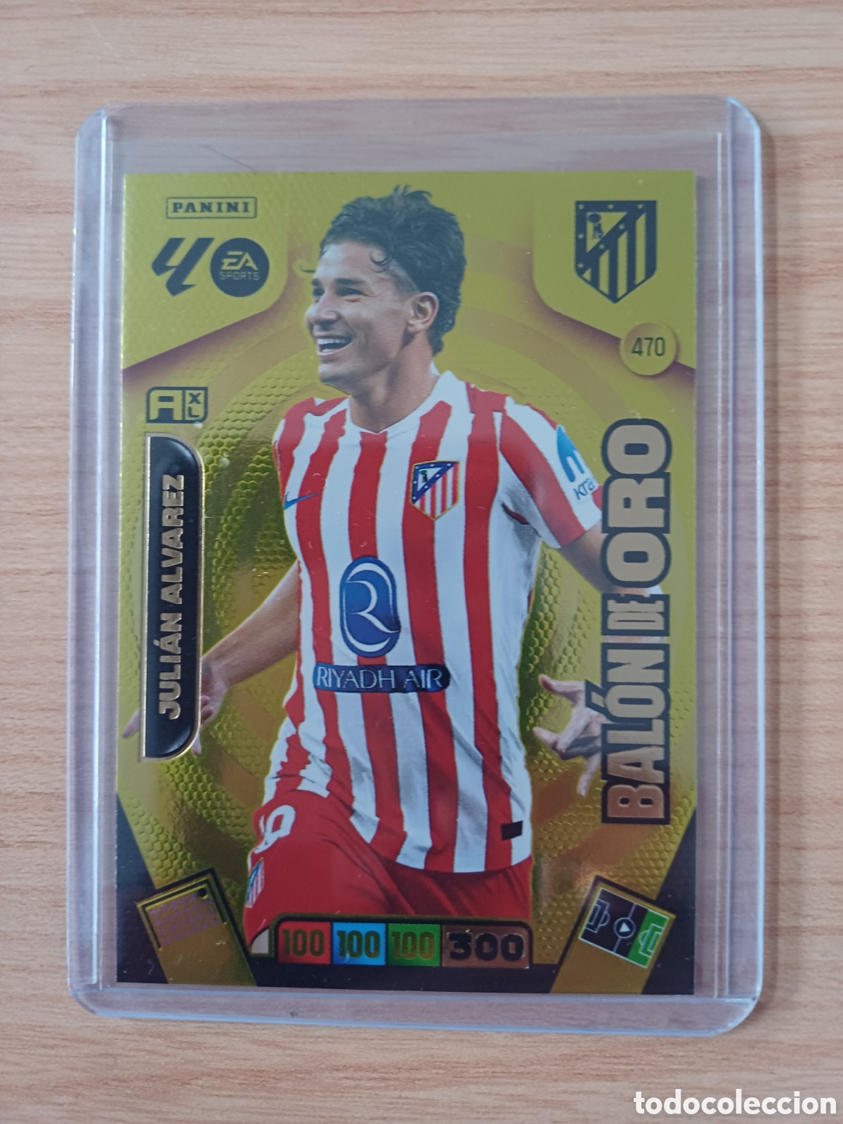 Trading Cards: #470 JULIAN ALVAREZ ATLETICO DE MADRID BALON DE ORO PANINI ADRENALYN XL 2025-26