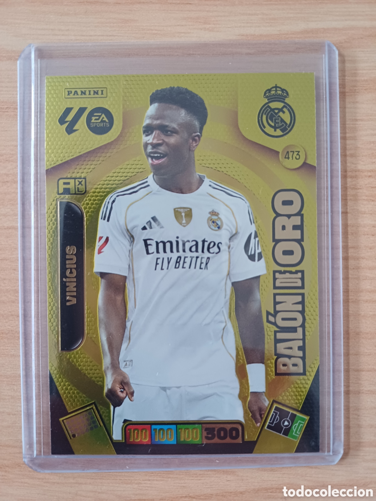 Trading Cards: #473 VINICIUS REAL MADRID BALON DE ORO PANINI ADRENALYN XL 2025-26