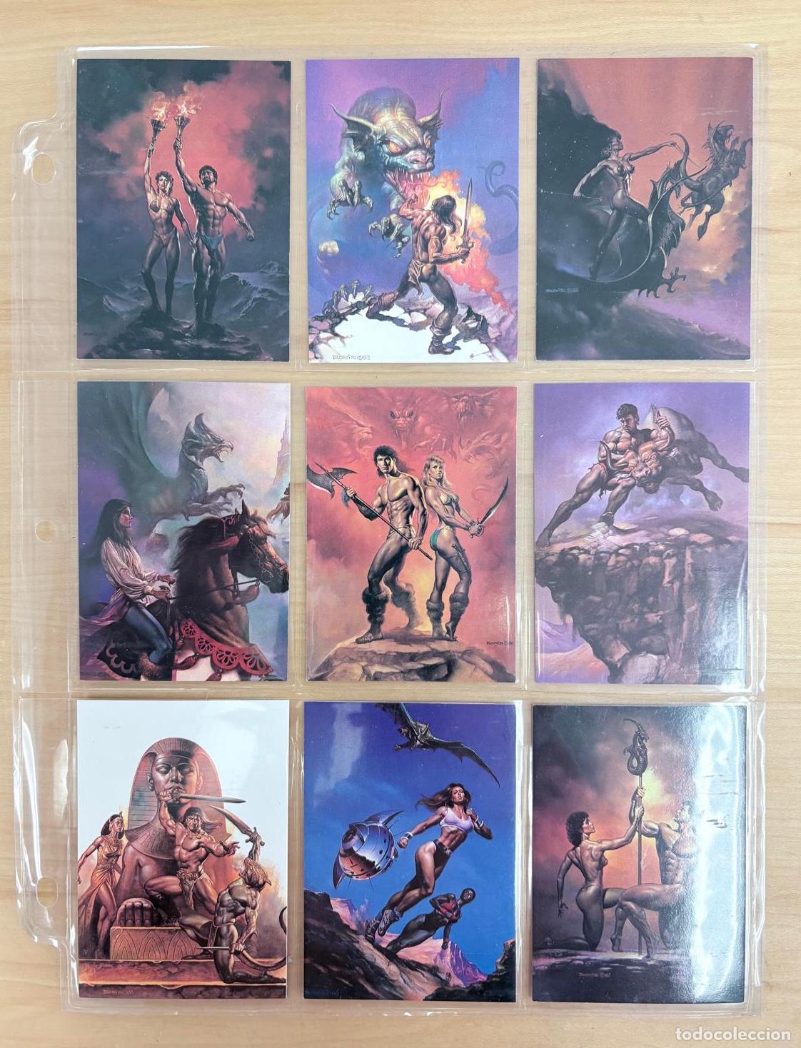 Trading Cards: LOTE DE 84 TRADING CARDS BORIS VALLEJO (INCOMPLETA). 1991