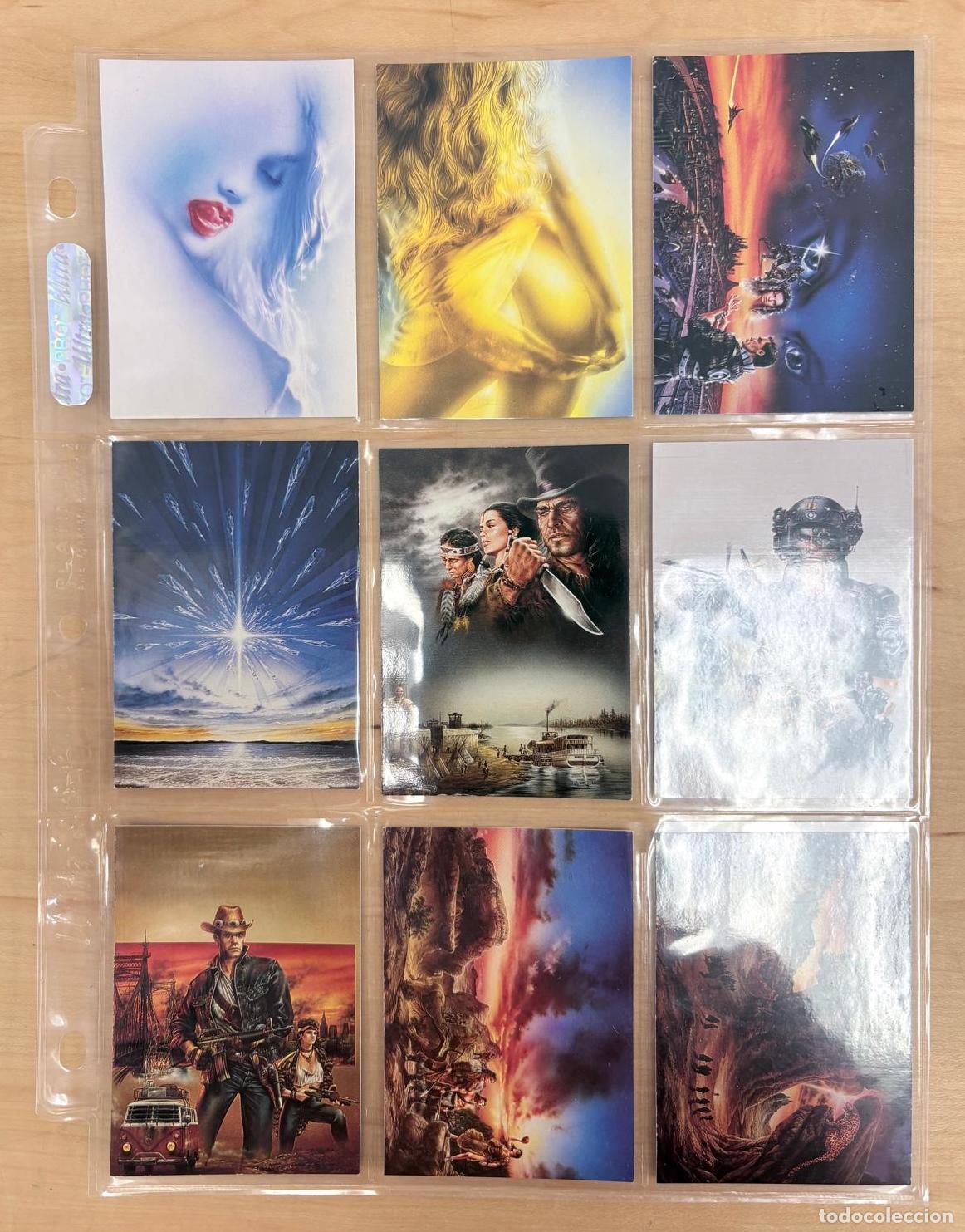 Trading Cards: LOTE DE 89 TRADING CARDS FORBIDDEN UNIVERSE: ROYO 2 (INCOMPLETA, FALTA N&ordm;6). LUIS 1991