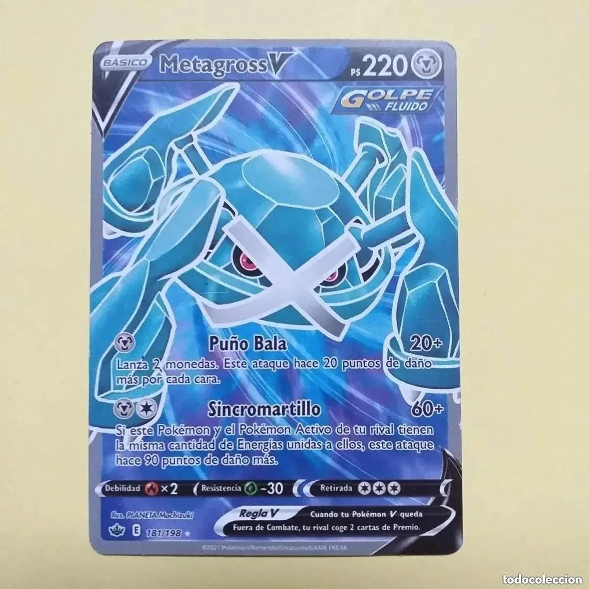Trading Cards: CROMO POKEMON. METAGROSS V
