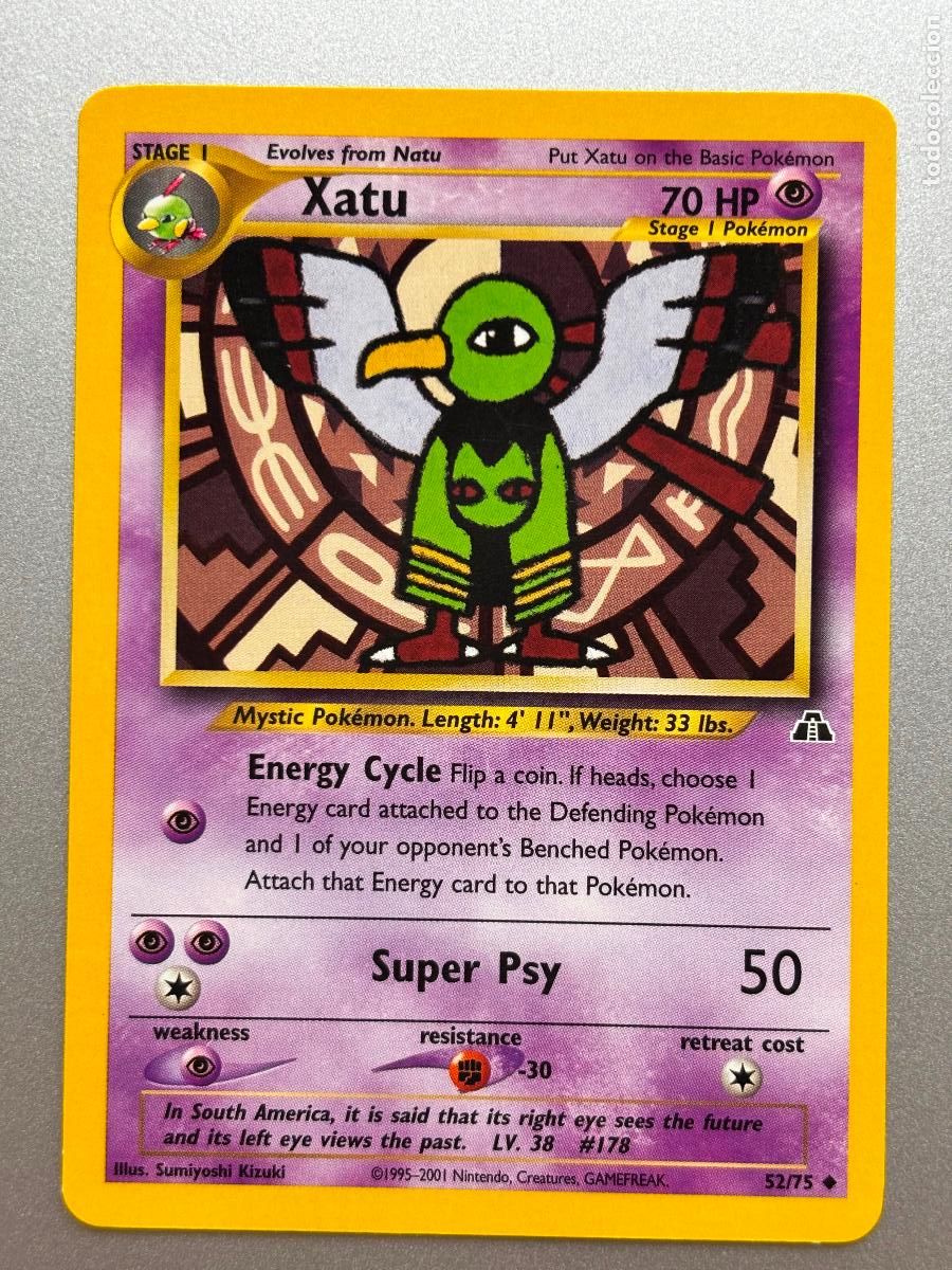 Trading Cards: POKEMON TCG - XATU ( NEO DISCOVERY # 52 )