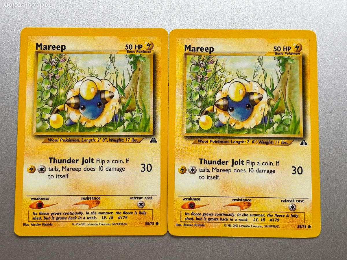 Trading Cards: POKEMON TCG - MAREEP x 2 ( NEO DISCOVERY # 58 )