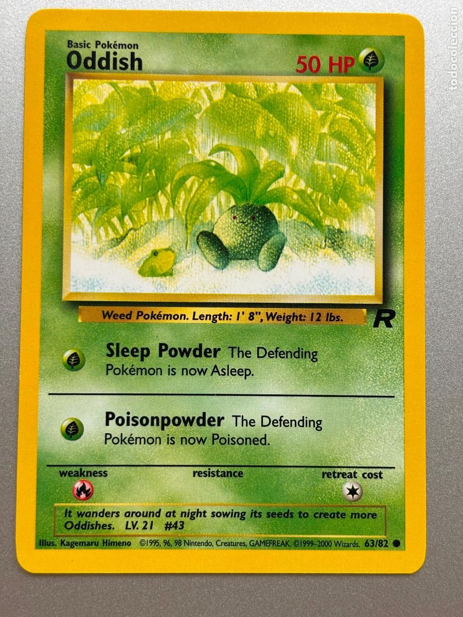 Trading Cards: POKEMON TCG - ODDISH ( TEAM ROCKET # 63 )