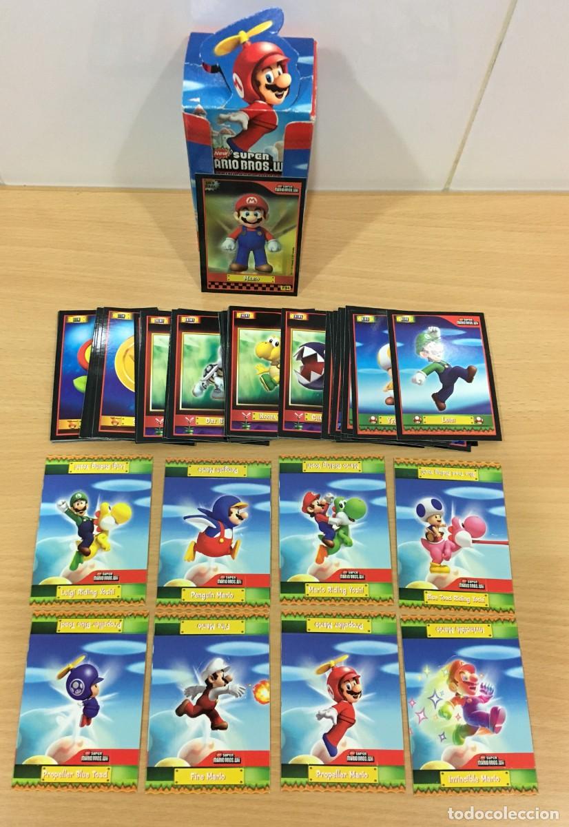 Trading Cards: CAJITA CON 51 TRADING CARDS DE SUPER MARIO BROS WII - NO REPETIDAS. E-MAX, 2011