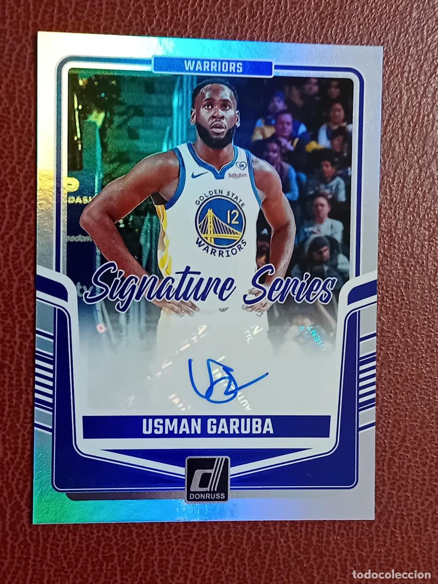 Trading Cards: Auto Card Usman Garuba Warriors Donruss 2024-25 Signature Series Silver