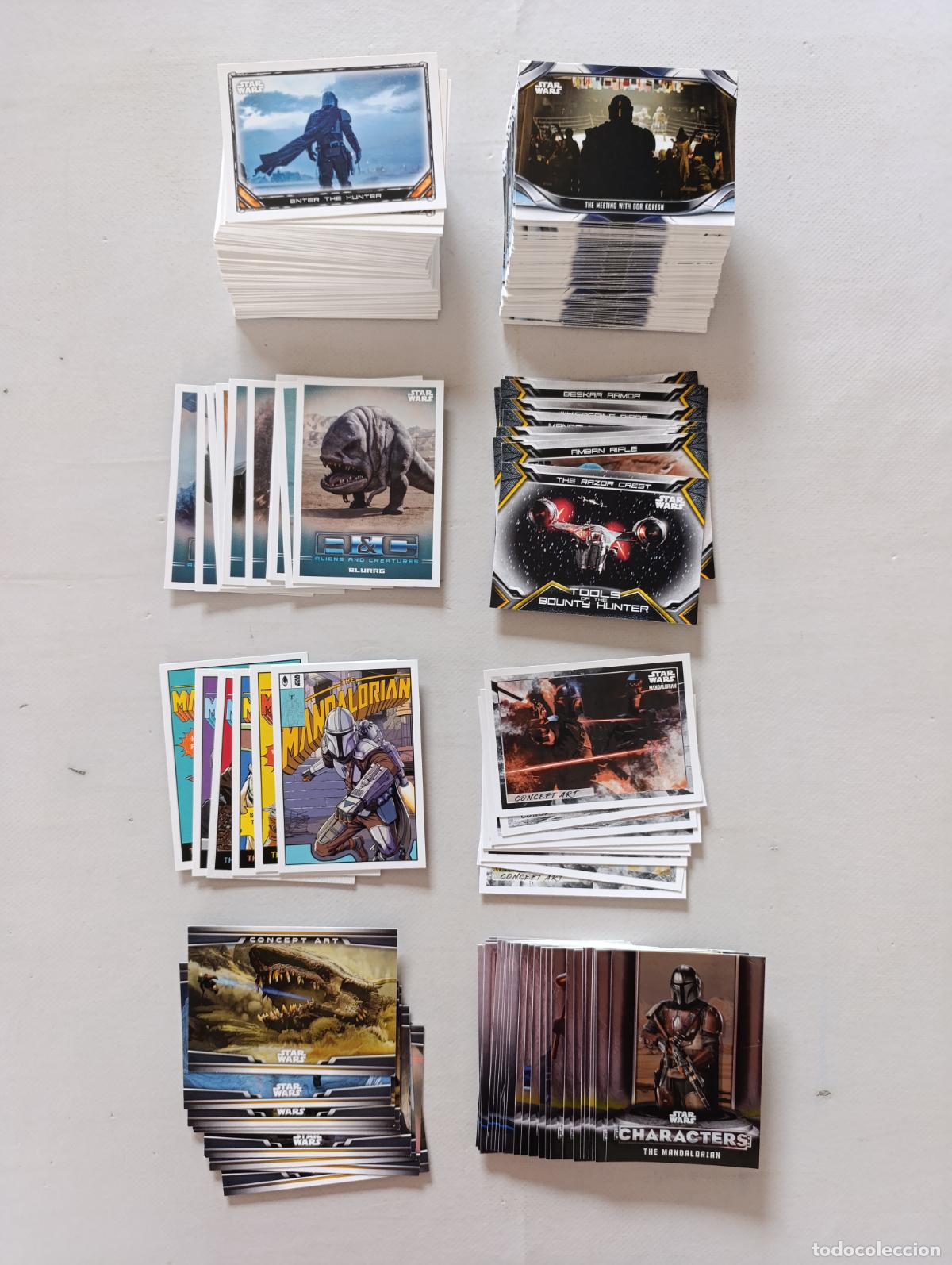 Trading Cards: LOTE 221 CARDS STAR WARS THE MANDALORIAN - SIN REPETIDAS - 2021 - TOPPS (106#w)