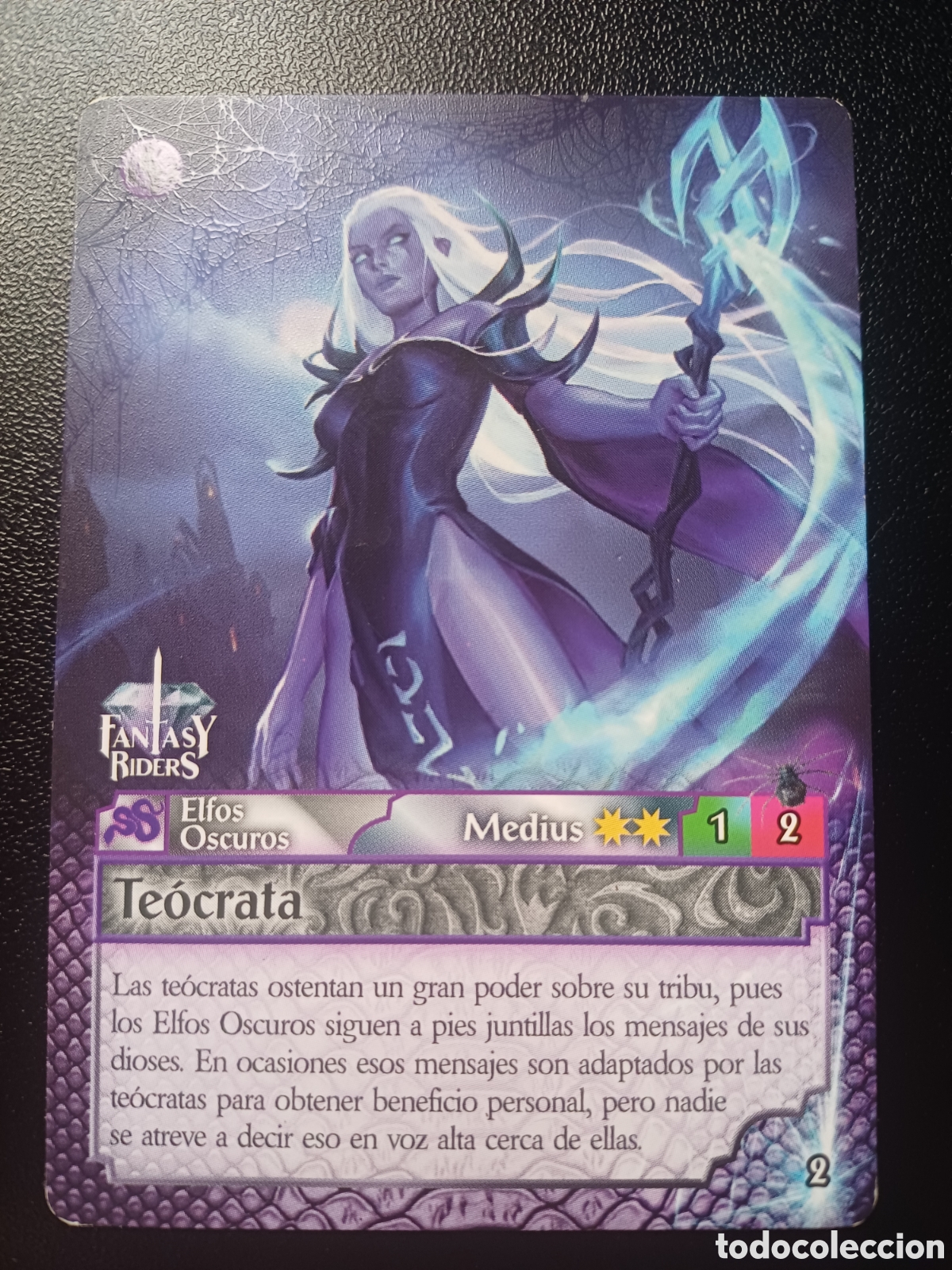 Trading Cards: #002 TEOCRATA MEDIUS PANINI FANTASY RIDERS LA INVASION DE LOS GIGANTES 2019