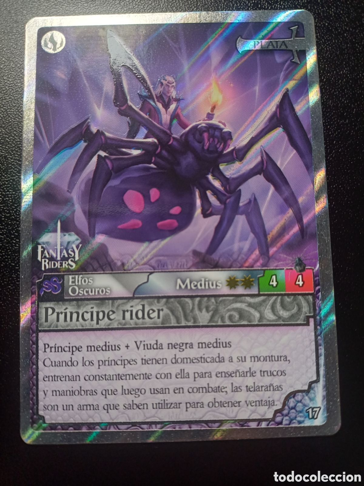 Trading Cards: #017 PRICIPE RIDER PLATA PANINI FANTASY RIDERS LA INVASION DE LOS GIGANTES 2019