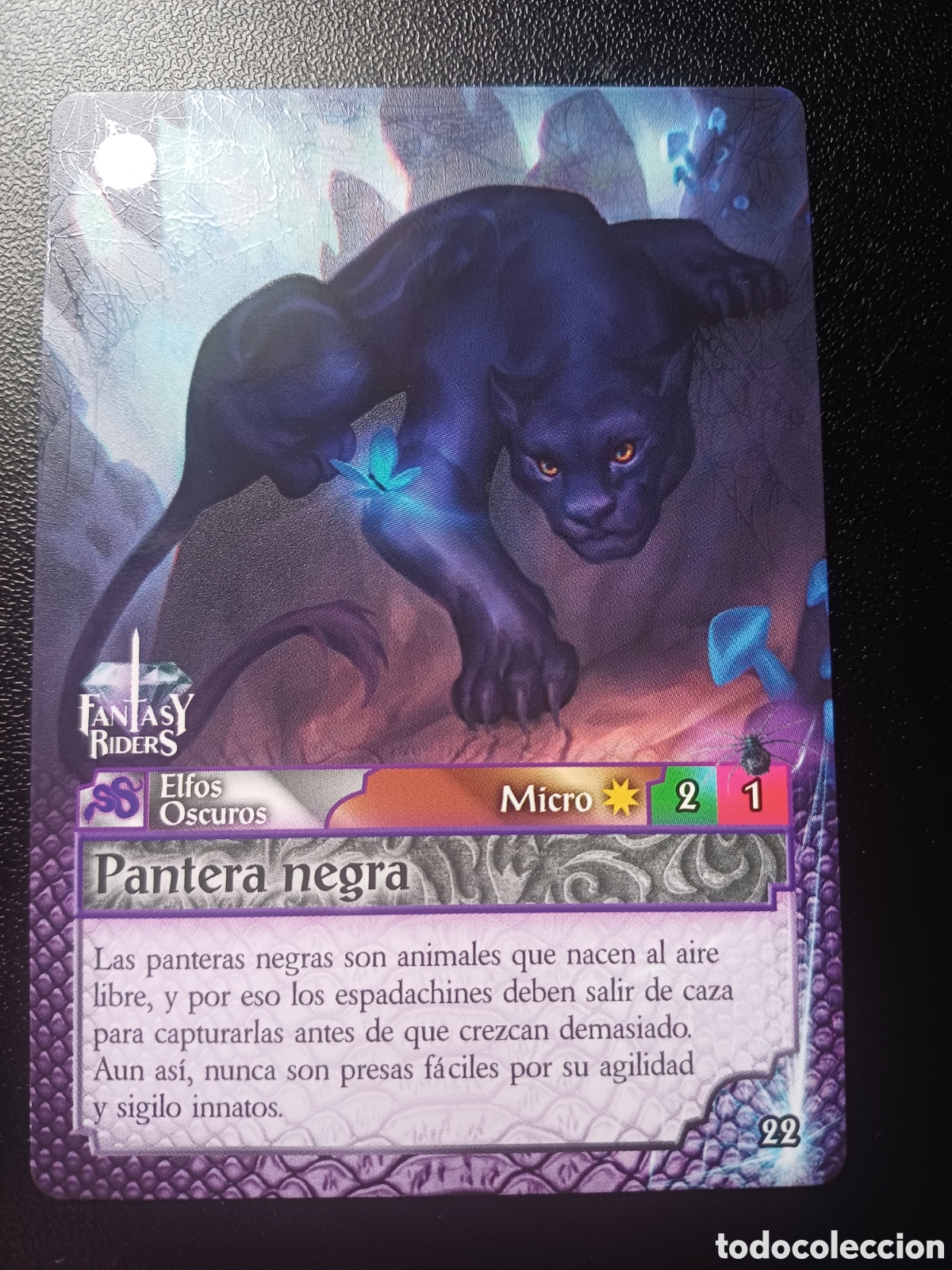 Trading Cards: #022 PANTERA NEGRA MICRO PANINI FANTASY RIDERS LA INVASION DE LOS GIGANTES 2019