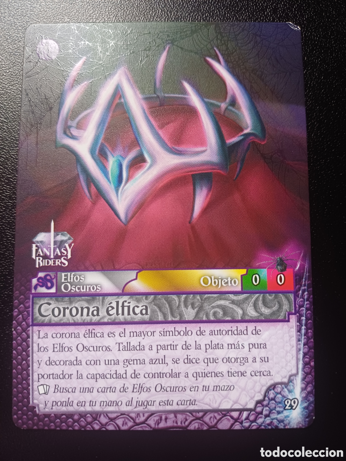Trading Cards: #029 CORONA ELFICA PANINI FANTASY RIDERS LA INVASION DE LOS GIGANTES 2019