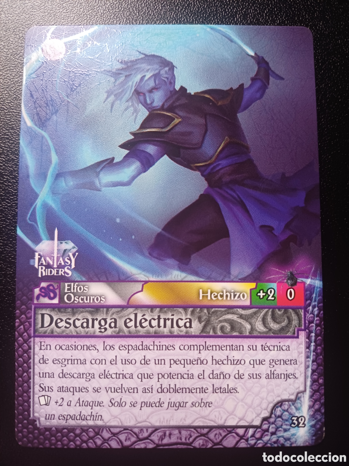 Trading Cards: #032 DESCARGA ELECTRICA PANINI FANTASY RIDERS LA INVASION DE LOS GIGANTES 2019