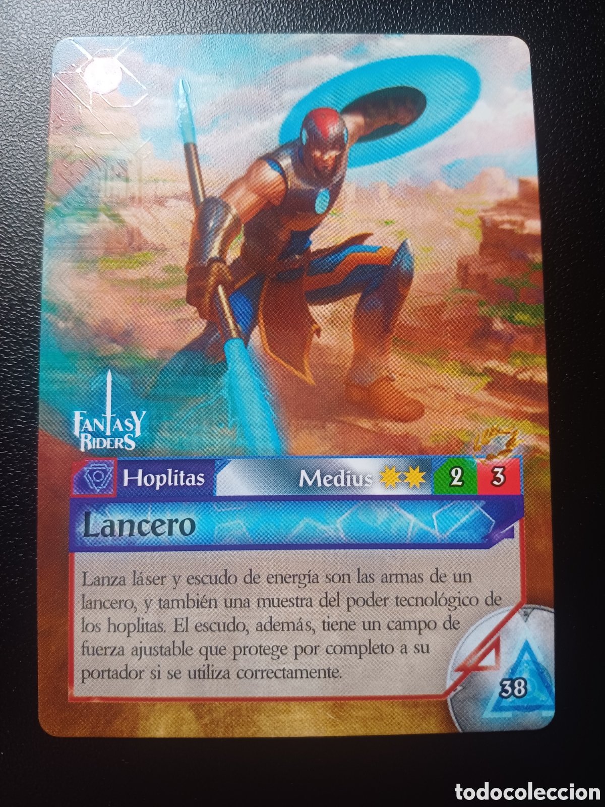 Trading Cards: #038 LANCERO MEDIUS PANINI FANTASY RIDERS LA INVASION DE LOS GIGANTES 2019