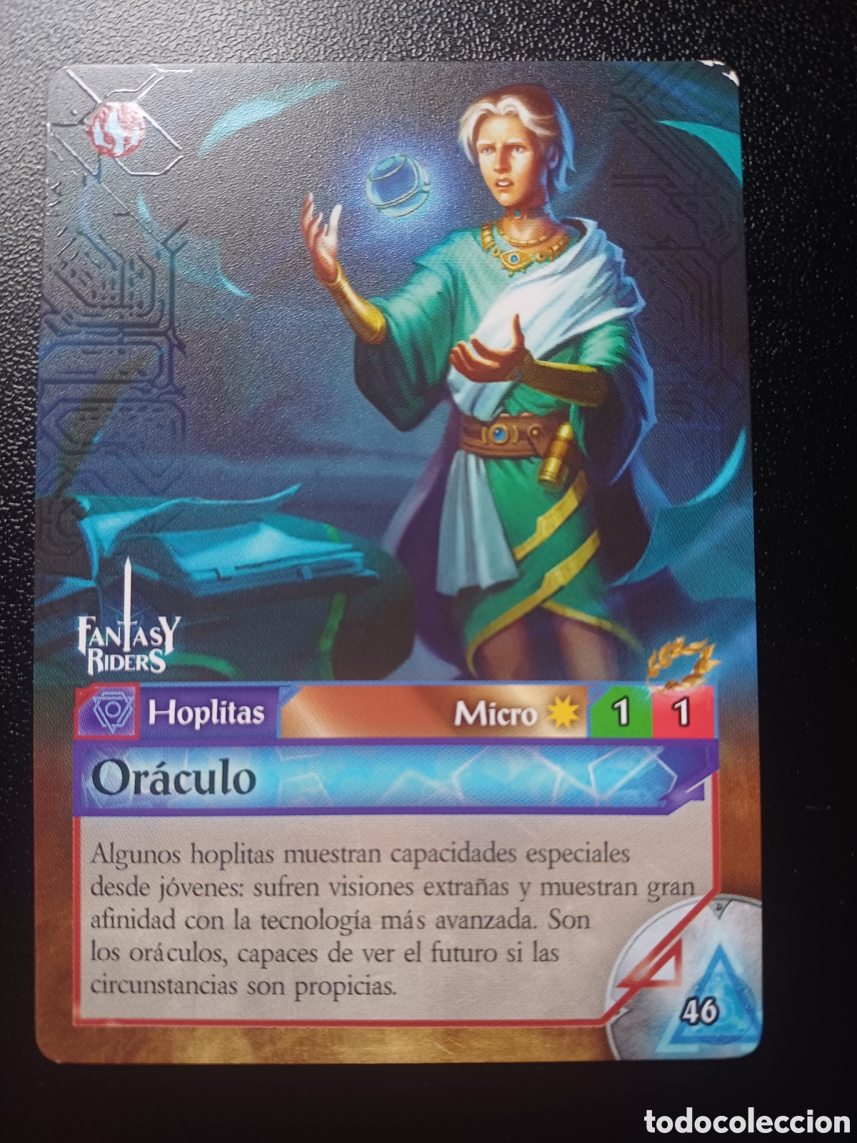 Trading Cards: #046 ORACULO MICRO PANINI FANTASY RIDERS LA INVASION DE LOS GIGANTES 2019