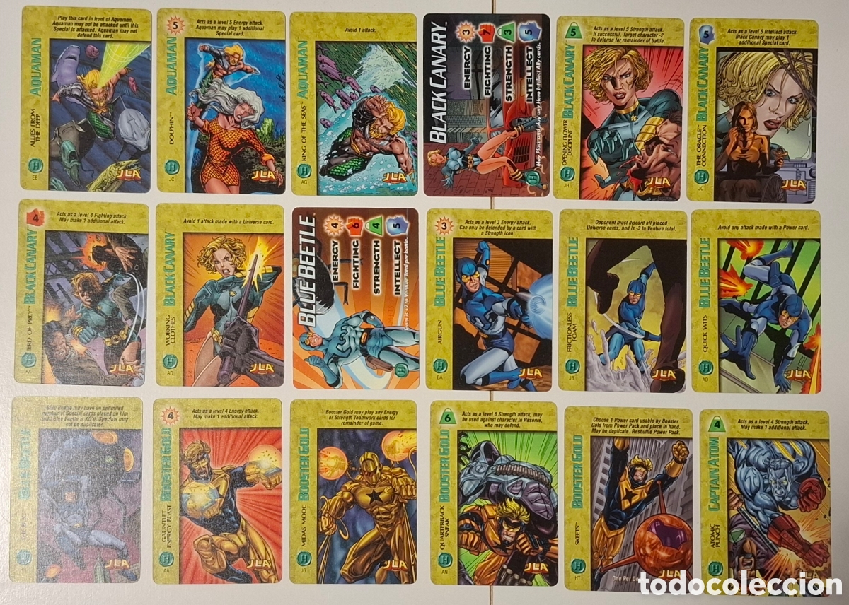 Trading Cards: Overpower DC JLA lote de 106 cartas