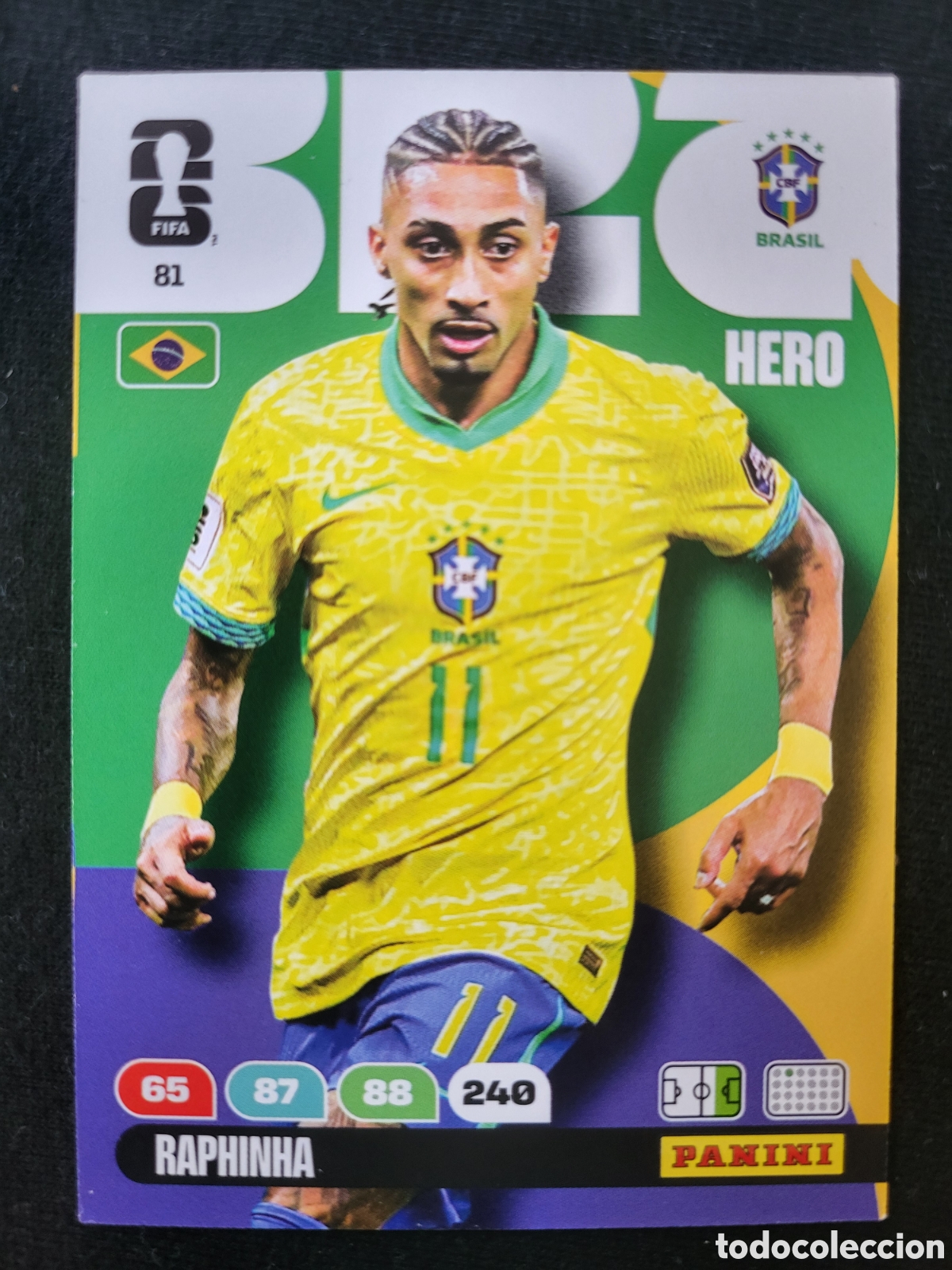 Cartes &agrave; &Eacute;changer: 81 Raphinha / Adrenalyn XL World Cup 2026