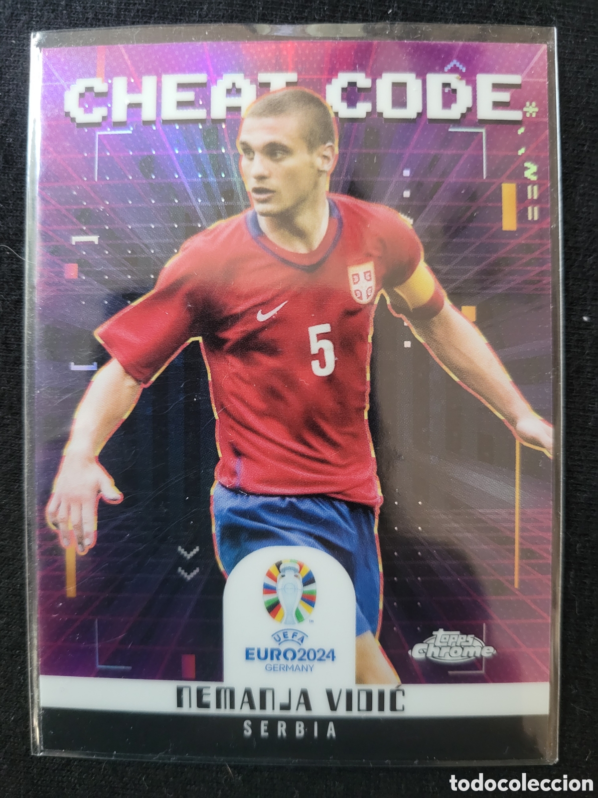 Trading Cards: CC-12 Nemanja Vidic Cheat Code / Topps Chrome Euro 2024 Germany