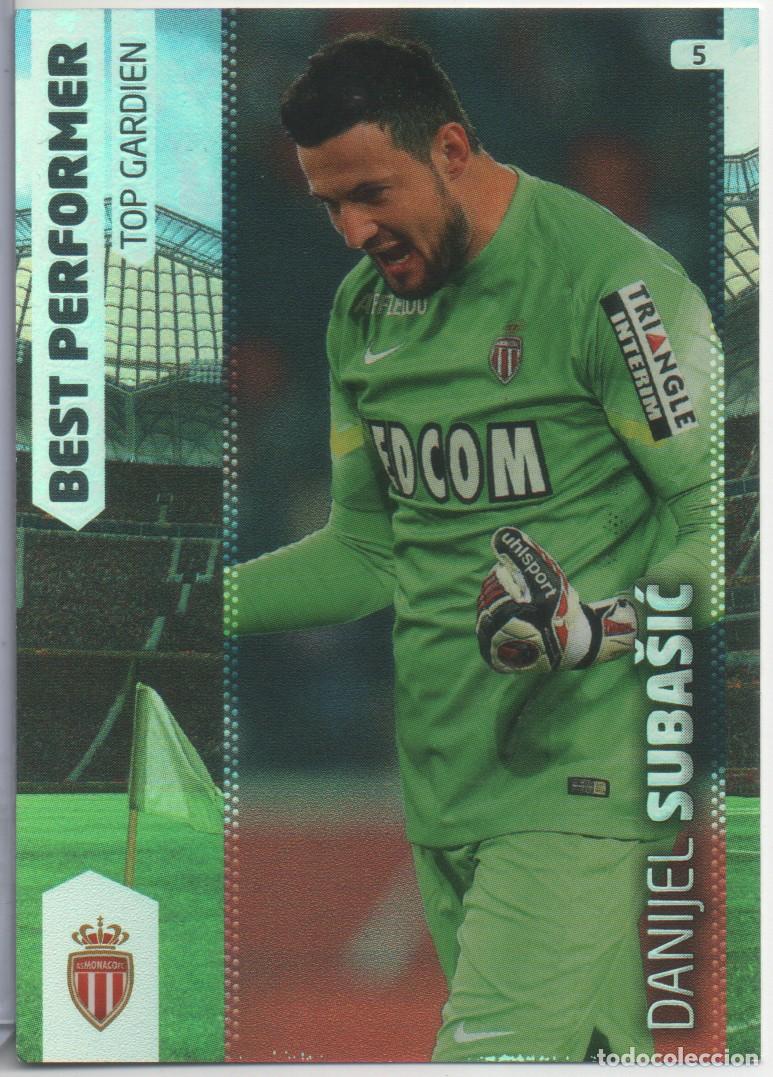 Trading Cards: Subasic (Monaco) Best Performer Top Gardien Adrenalyn XL 2015-16 de Panini