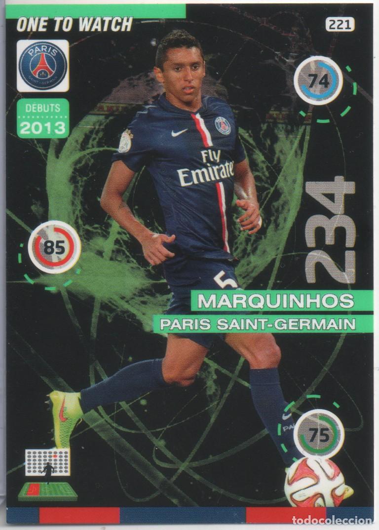 Trading Cards: Marquinhos (PSG) One to Watch Adrenalyn XL 2015-16 de Panini