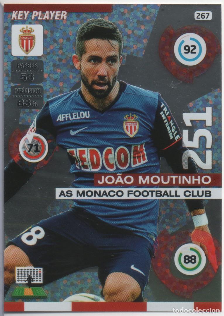 Trading Cards: Moutinho (Monaco) Key Player Adrenalyn XL 2015-16 de Panini