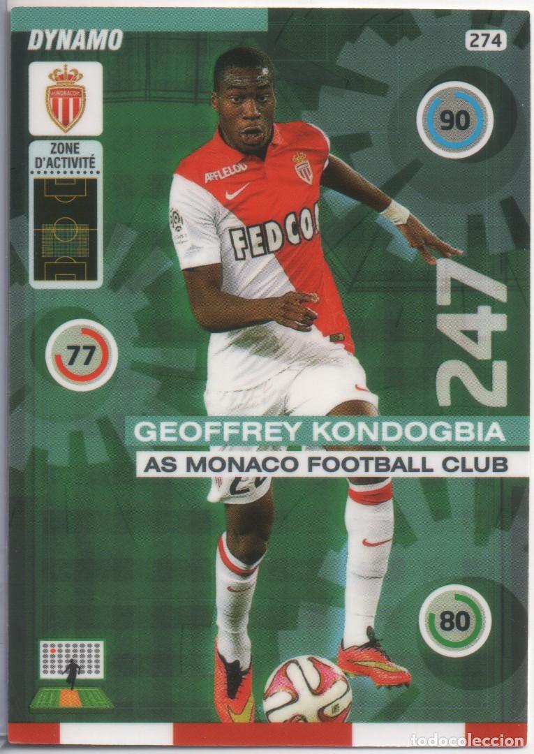 Trading Cards: Kondogbia (Monaco) Dynamo Adrenalyn XL 2015-16 de Panini
