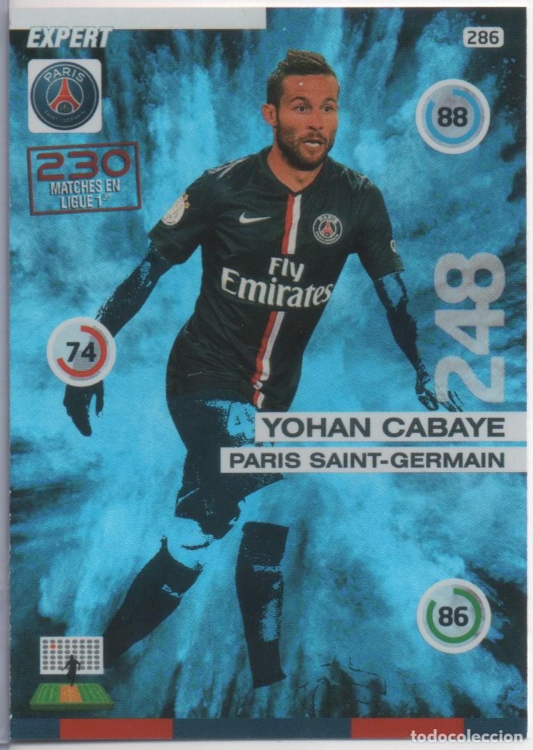 Trading Cards: Cabaye (PSG) Expert Adrenalyn XL 2015-16 de Panini