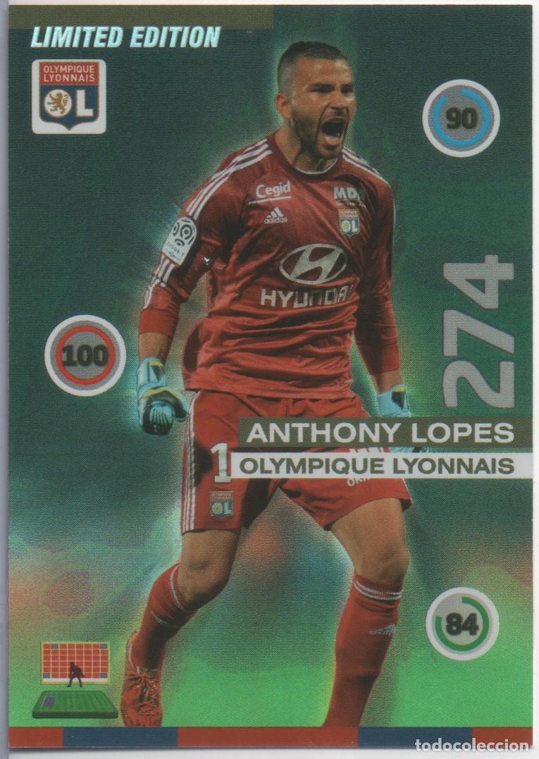 Trading Cards: Anthony Lopes (Olympique Lyon) Limited Edition Adrenalyn XL 2015-16 de Panini