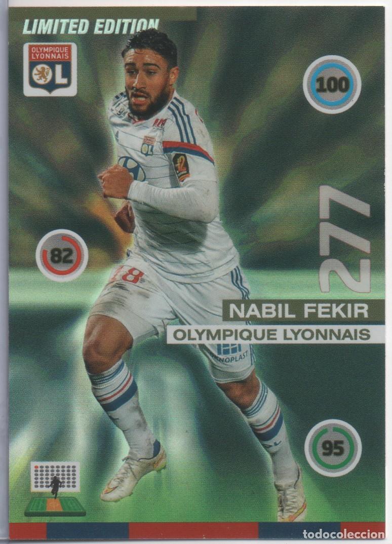 Trading Cards: Fekir (Olympique Lyon) Limited Edition Adrenalyn XL 2015-16 de Panini