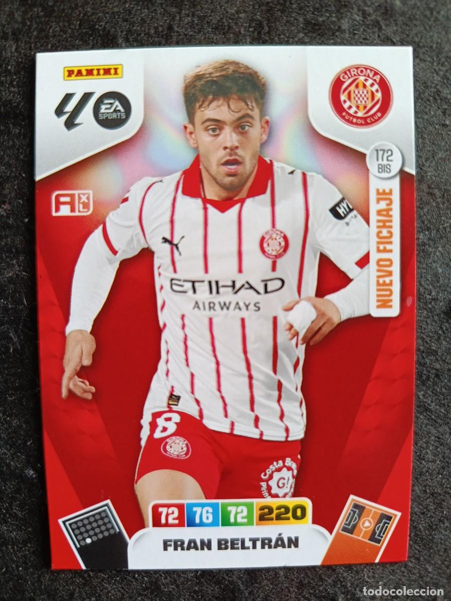 Trading Cards: ADRENALYN XL 2025/26. #172 BIS FRAN BELTR&Aacute;N &rdquo;NUEVO FICHAJE&rdquo;. GIRONA