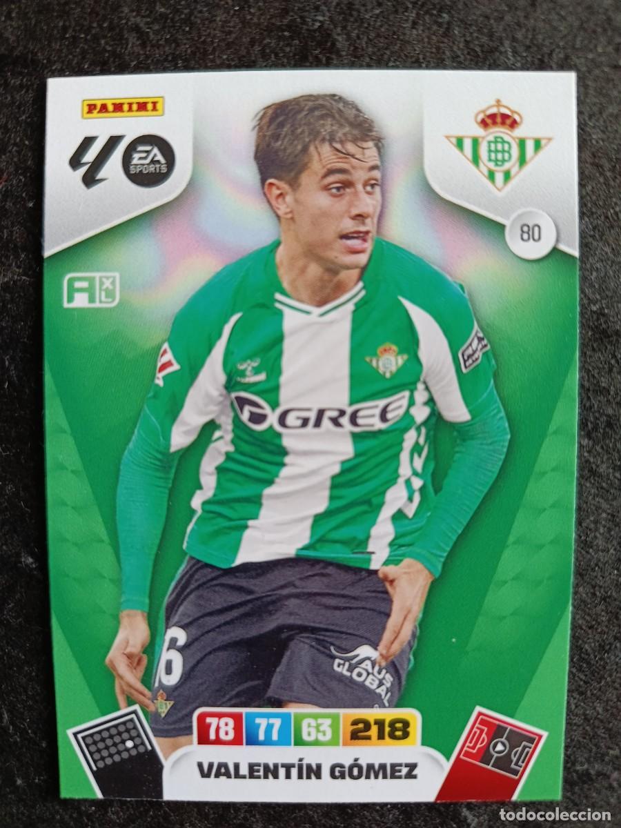 Trading Cards: ADRENALYN XL 2025/26. #80 VALENT&Iacute;N G&Oacute;MEZ. REAL BETIS