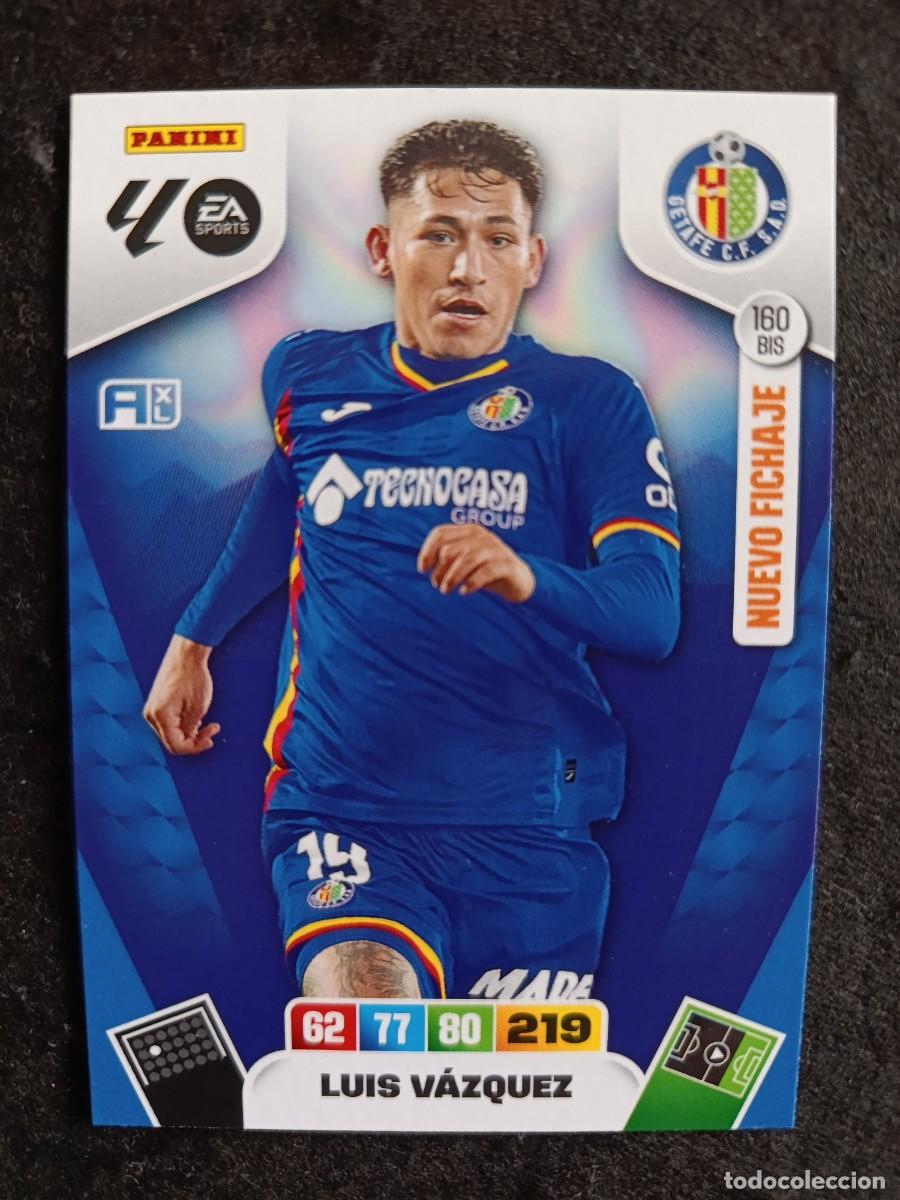 Trading Cards: ADRENALYN XL 2025/26. #160 BIS LUIS V&Aacute;ZQUEZ &rdquo;NUEVO FICHAJE&rdquo; GETAFE CF.