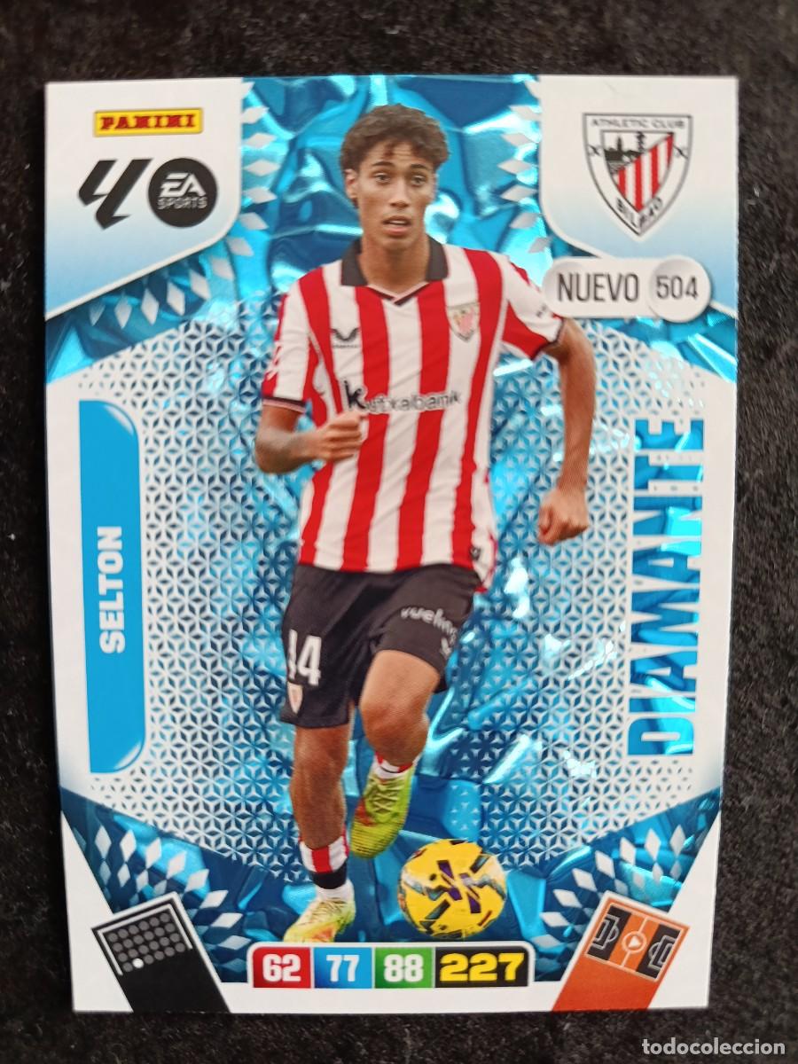 Trading Cards: ADRENALYN XL 2025/26. #NUEVO 504. SELTON &rdquo;DIAMANTE&rdquo; ATH.BILBAO