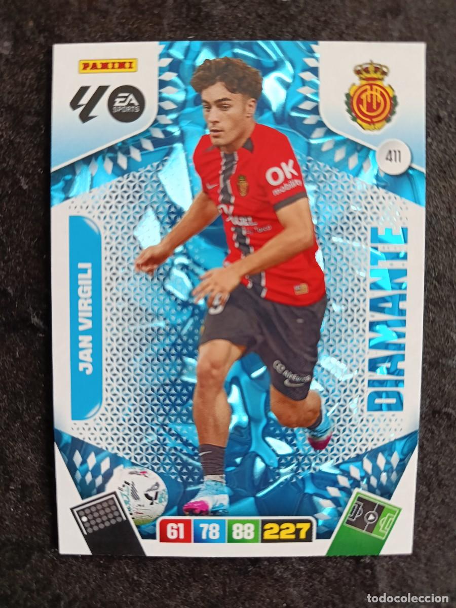 Trading Cards: ADRENALYN XL 2025/26. #411. JAN VIRGILI &rdquo;DIAMANTE&rdquo; R.C.D. MALLORCA