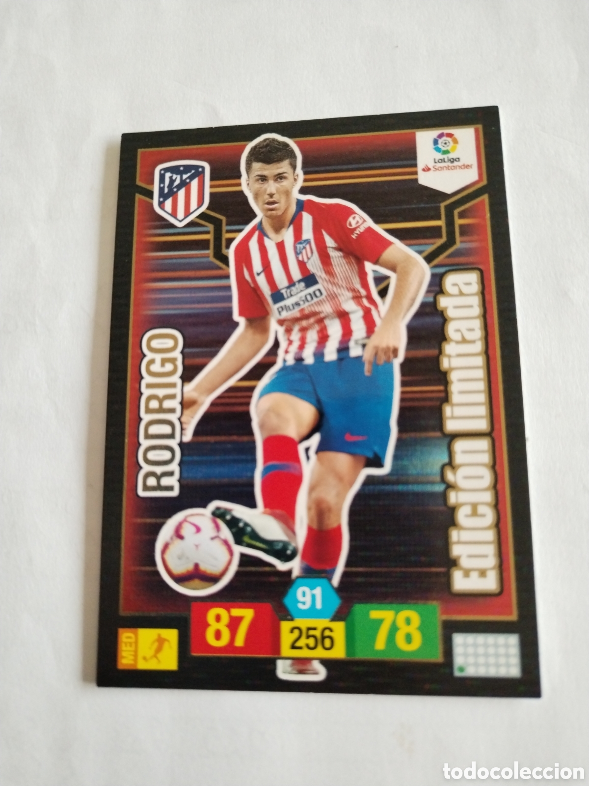 Trading Cards: Card adrenalyn XL panini 2018-19 Atl&eacute;tico de Madrid Rodrigo edici&oacute;n limitada