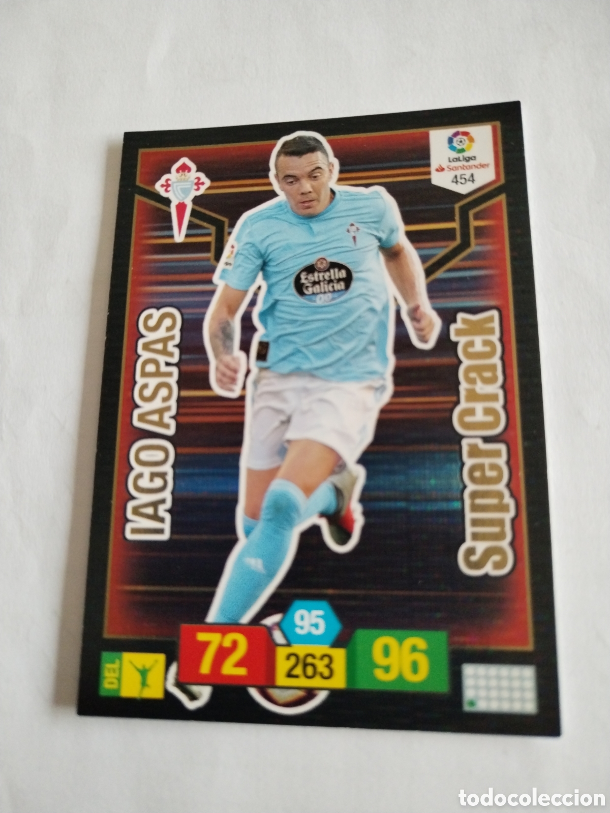 Trading Cards: Card adrenalyn XL panini 2018-19 Celta de Vigo Iago Aspas Super Crack