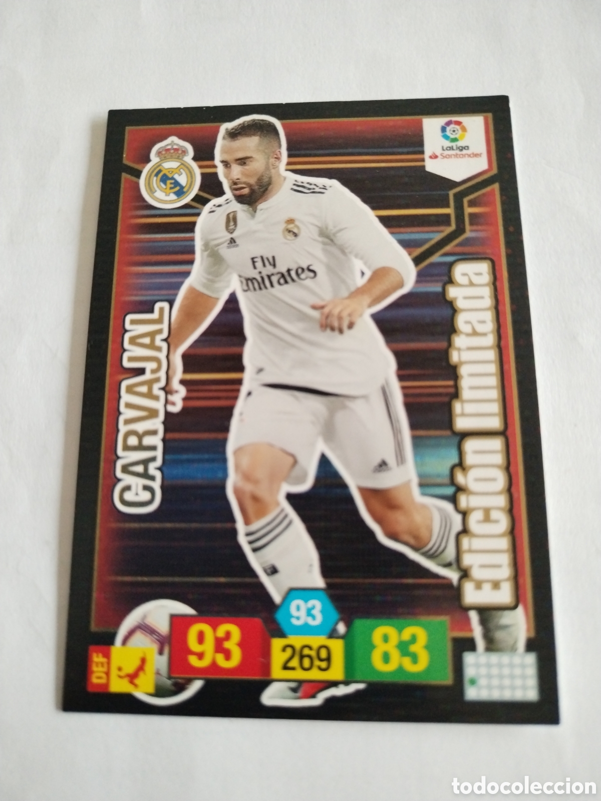 Trading Cards: Card adrenalyn XL panini 2018-19 Real Madrid Carvajal edicion Limitada