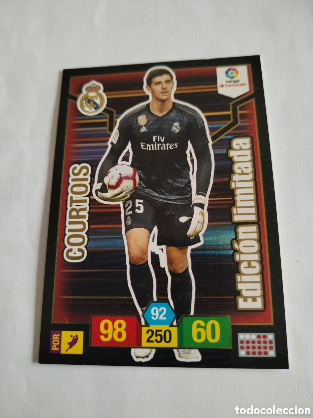Trading Cards: Card adrenalyn XL panini 2018-19 Real Madrid Courtois edici&oacute;n limitada