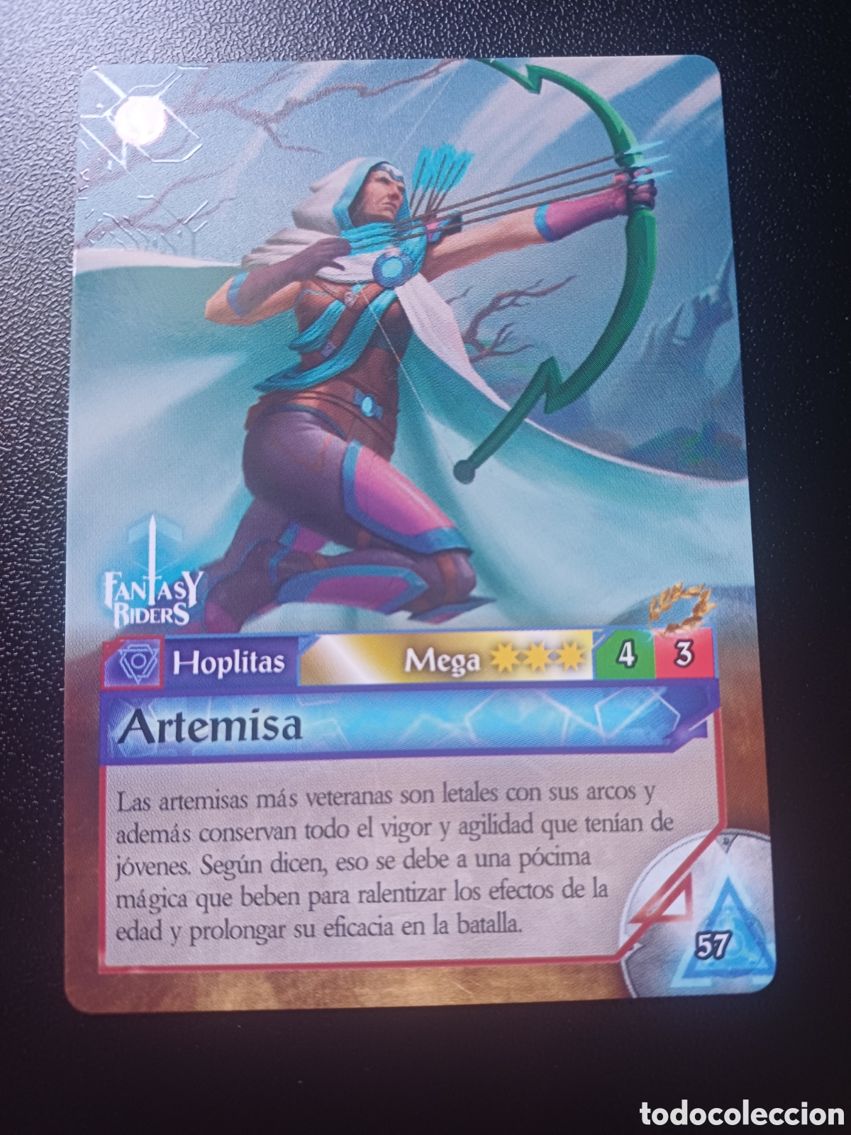 Trading Cards: #057 ARTEMISA MEGA PANINI FANTASY RIDERS LA INVASION DE LOS GIGANTES 2019