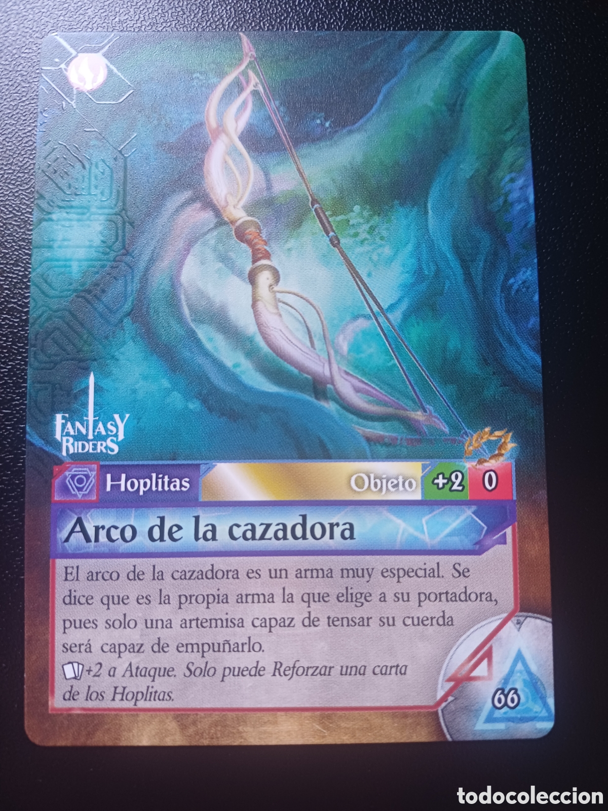 Trading Cards: #066 ARCO DE LA CAZADORA PANINI FANTASY RIDERS LA INVASION DE LOS GIGANTES 2019