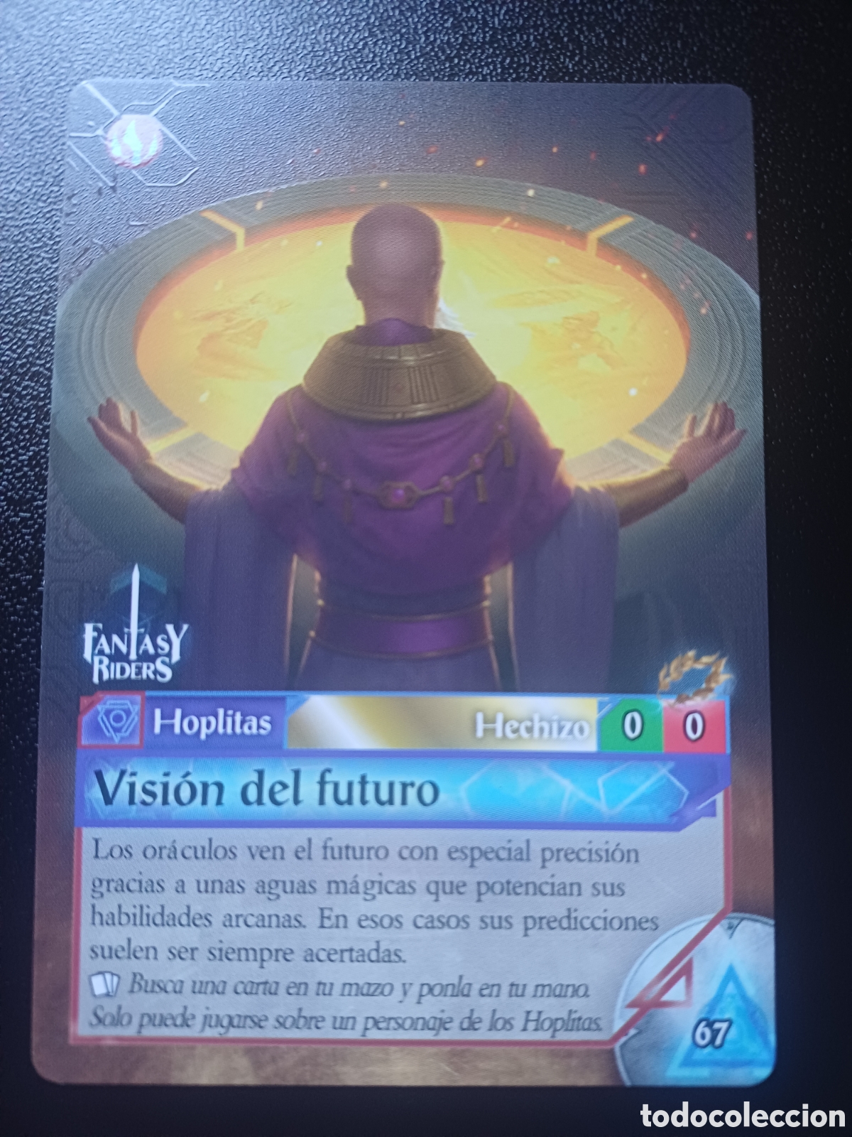Trading Cards: #067 VISON DE FUTURO PANINI FANTASY RIDERS LA INVASION DE LOS GIGANTES 2019