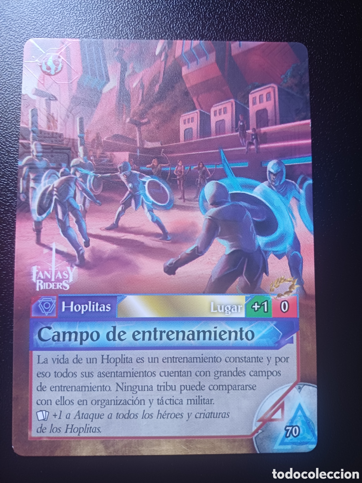 Trading Cards: #070 CAMPO DE ENTRENAMIENTO PANINI FANTASY RIDERS LA INVASION DE LOS GIGANTES 2019